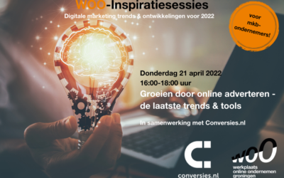 WOO-Inspiratiesessie 21 april 2022: Groeien door online adverteren