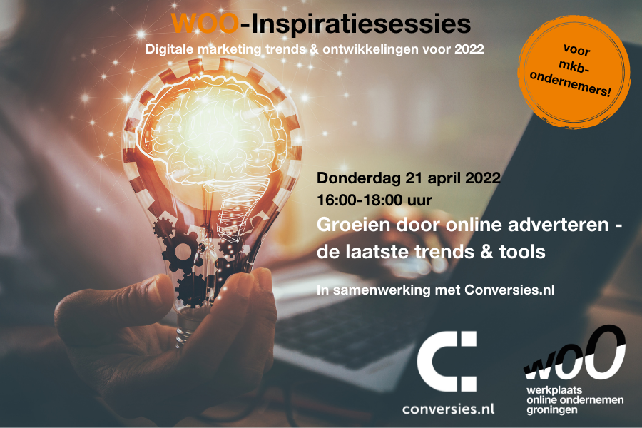 WOO-Inspiratiesessie 21 april 2022: Groeien door online adverteren