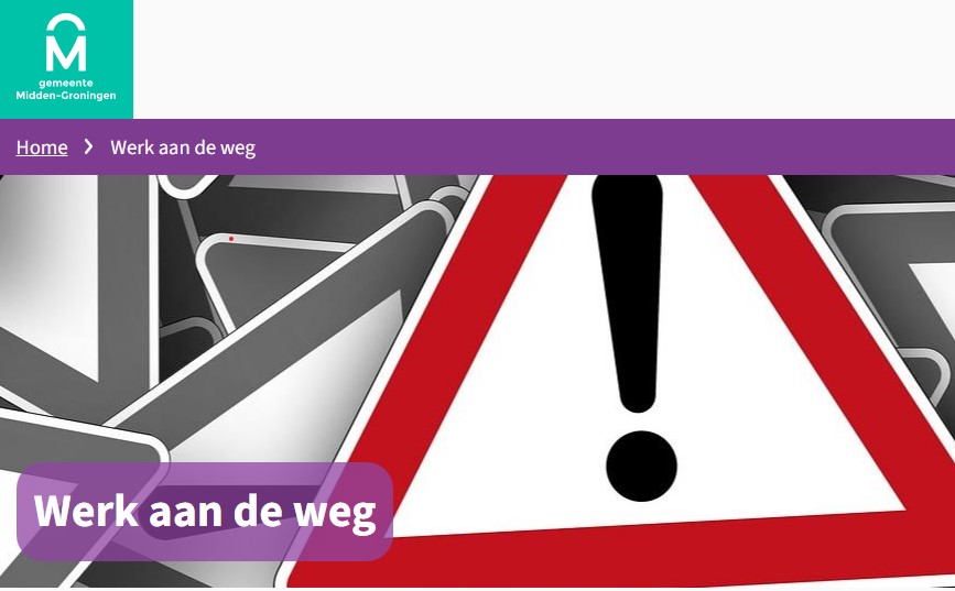 Werk aan de weg Midden-Groningen (update)